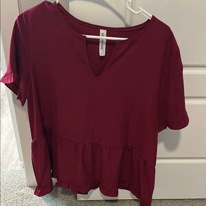 Women's Burgundy Top by A New Day